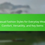 Casual Fashion Styles for Everyday Wear: Comfort, Versatility, and Key Items