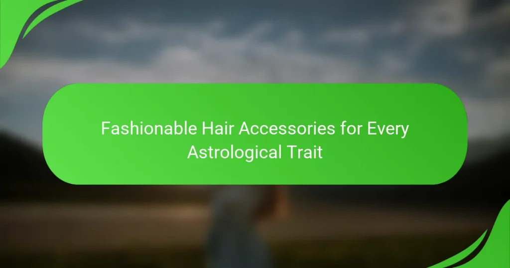 Fashionable Hair Accessories for Every Astrological Trait