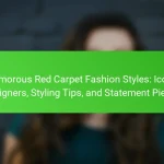 Glamorous Red Carpet Fashion Styles: Iconic Designers, Styling Tips, and Statement Pieces