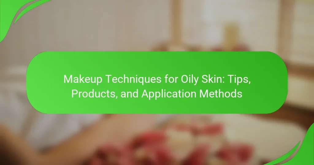 Makeup Techniques for Oily Skin: Tips, Products, and Application Methods
