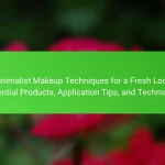 Minimalist Makeup Techniques for a Fresh Look: Essential Products, Application Tips, and Techniques
