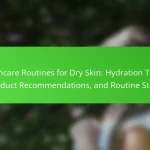 Skincare Routines for Dry Skin: Hydration Tips, Product Recommendations, and Routine Steps