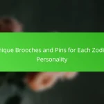 Unique Brooches and Pins for Each Zodiac Personality